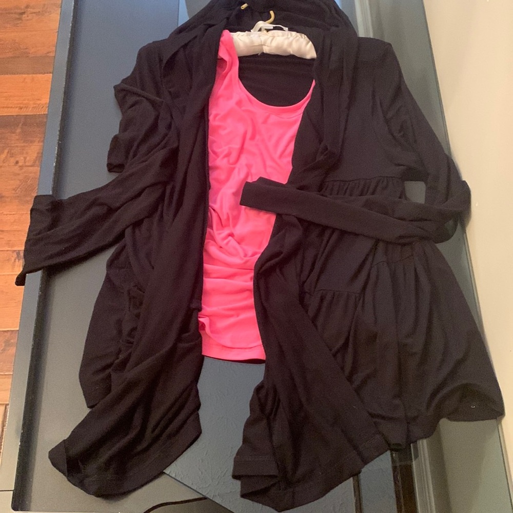 Hooded Cardigan By Karen Kane